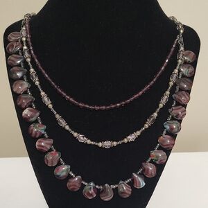 Elegant Multicolor Beaded Necklace Set